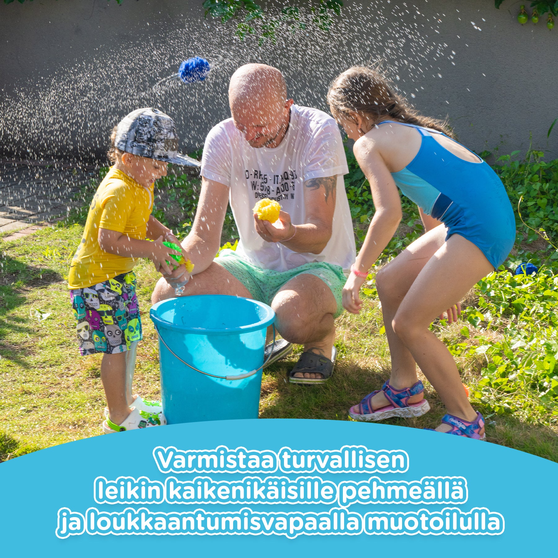 KiddoSpace uudelleenkäytettävät vaahtomuoviset vesipallot