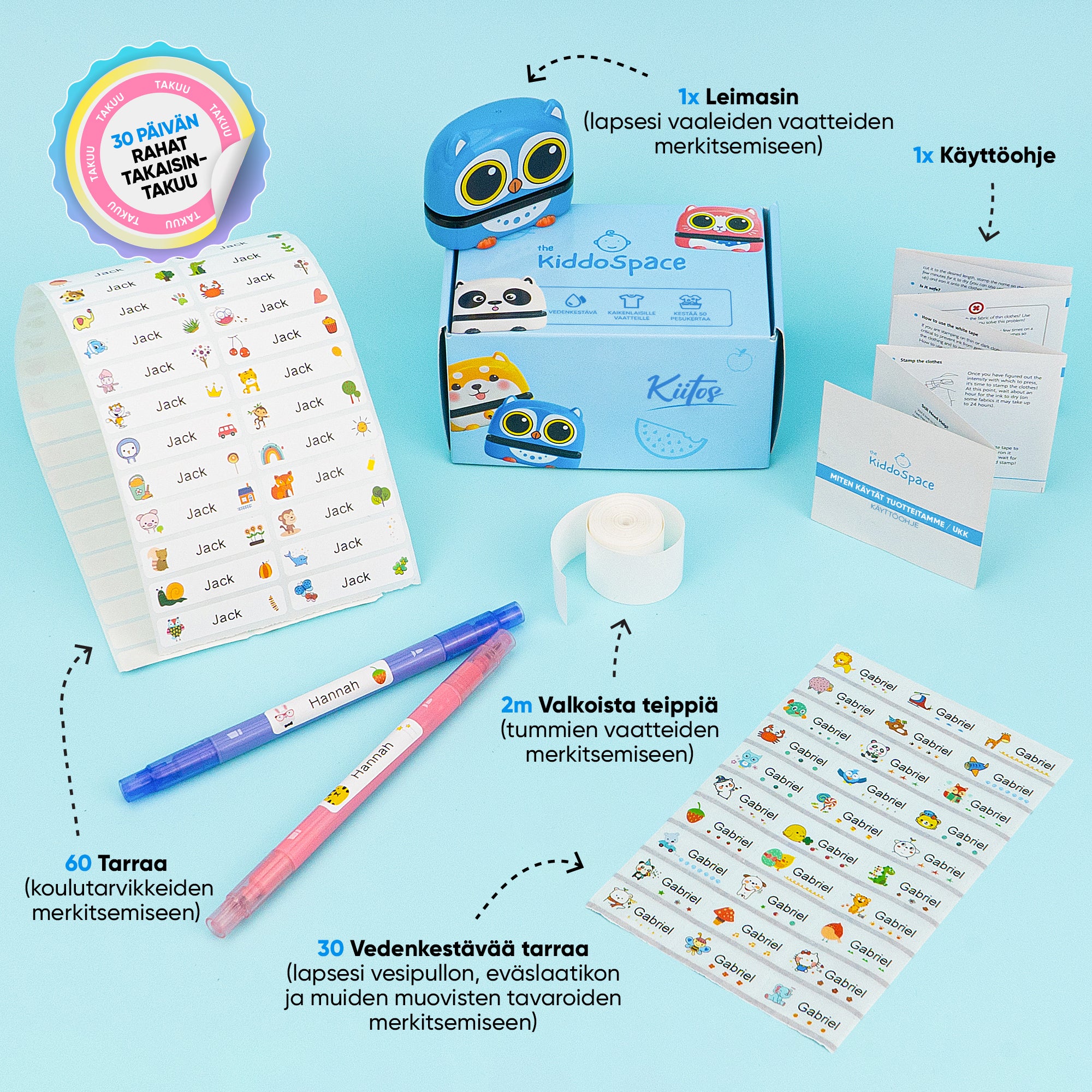 KiddoLeimasin™ - Ultimatives Beschriftungsset